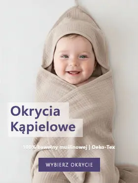 Okrycia kąpielowe dla niemowląt i dzieci - polska marka Dolce Sonno